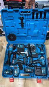 پک 4 قلو شارژی ماکیتا ( دریل،بکس،بتن کن،مینی فرز) مدل 88v