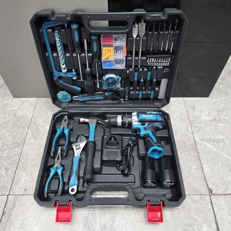 کیت کامل دریل شارژی ماکیتا 18ولت مدل 18vm