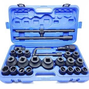 جعبه بکس 26 عددی 3/4 و 1 اینچ صنعتی مشکی باس مدل 5_206